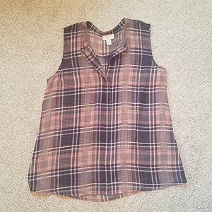 Plaid Blouse